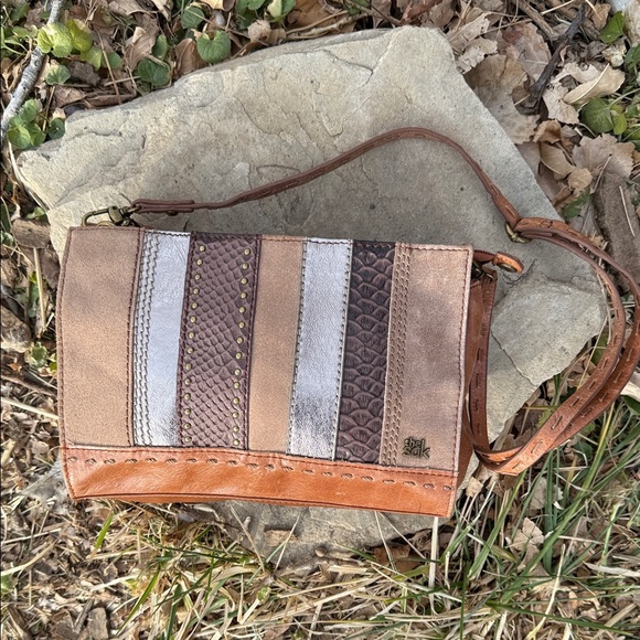 The Sak Handbags - The SAK rare leather paneled mixed media purse   Bag